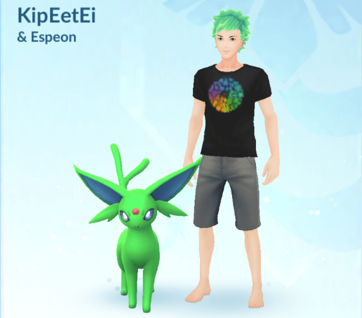 Mijn Pokémon Go avatar