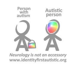 "Identity first autism"